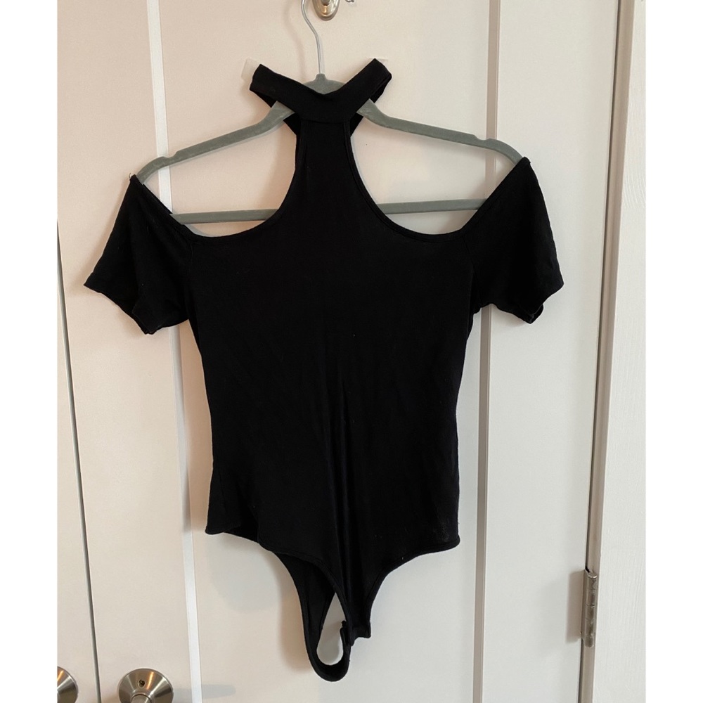 Forever21 cut out body suit black, NWOT